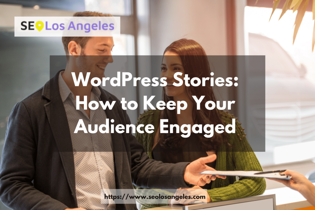 Couple as background for WordPress stories
