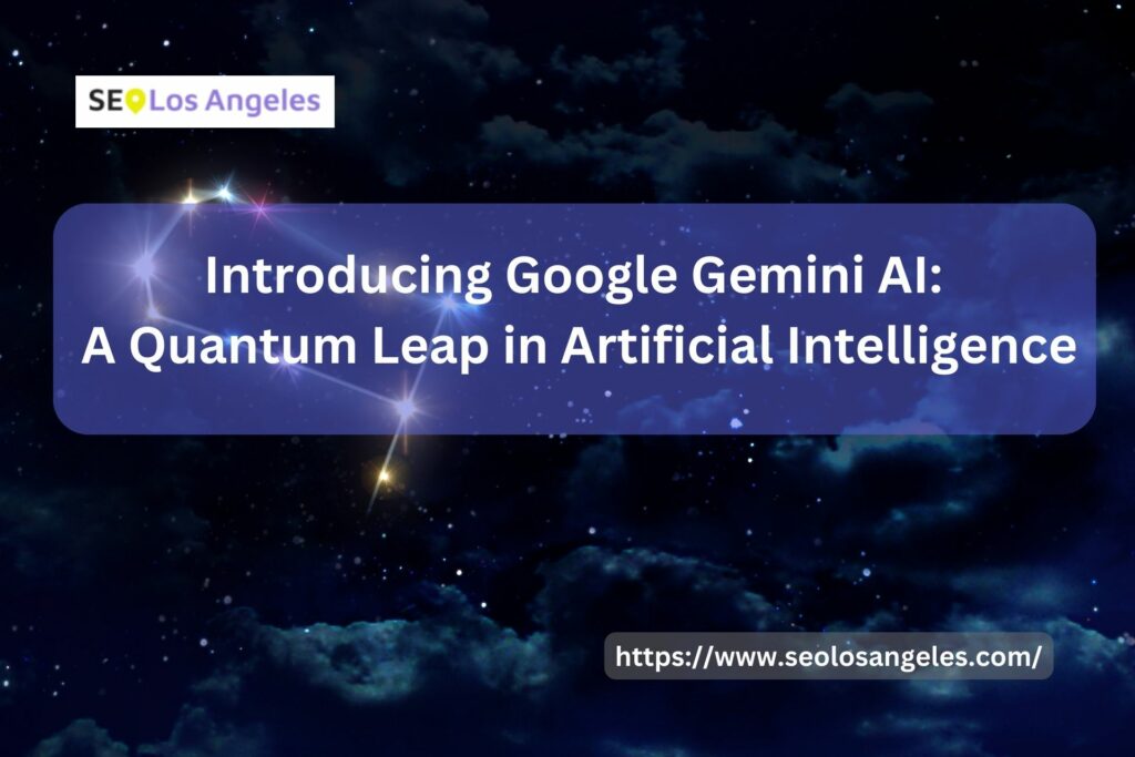 Introducing Google Gemini AI