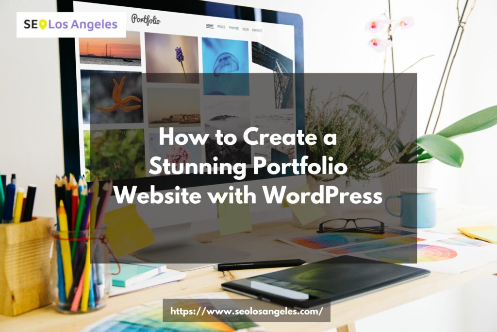 create portfolio site with wordpress